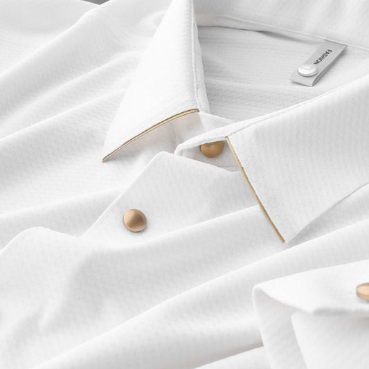 Saffron White Imported Full Sleeve Shirt